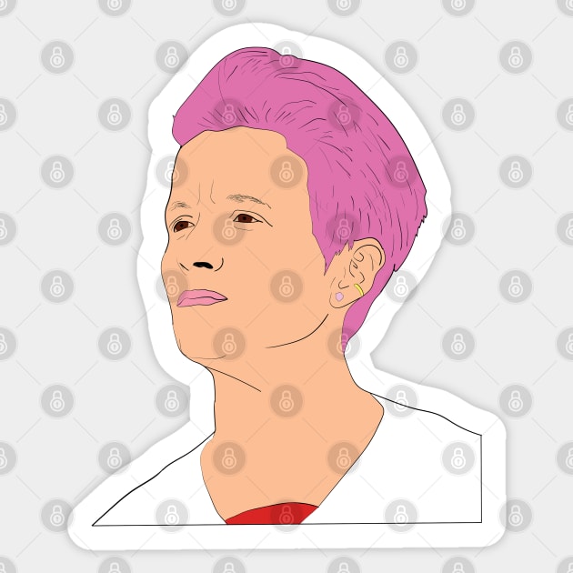 Megan Rapinoe USWNT Sticker by Hevding